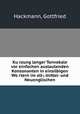 Ku?rzung langer Tonvokale vor einfachen auslautenden Konsonanten in einsilbigen Wo?rtern im alt-, mittel- und Neuenglischen, Hackmann, Gottfried 