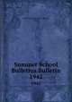 Summer School Bulletins Bulletin. 1942, Loyola University (New Orleans, La.) 