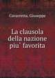 La clausola della nazione piu? favorita, Cavarretta, Giuseppe 
