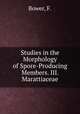 Studies in the Morphology of Spore-Producing Members. III. Marattiaceae, Bower, F. 