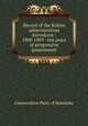 Record of the Roblin administration microform : 1900-1909 : ten years of progressive government, Conservative Party of Manitoba 