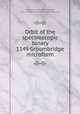 Orbit of the spectroscopic binary 1149 Groombridge microform, Harper, W. E. (William Edmund), 1878-1940,Dominion Observatory (Canada) 