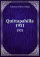 Quittapahilla. 1931, Lebanon Valley College 