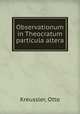 Observationum in Theocratum particula altera, Kreussler, Otto 