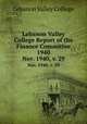 Lebanon Valley College Report of the Finance Committee 1940. Nov. 1940, v. 29, Lebanon Valley College 