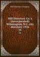 Hill Directory Co.`s (Incorporated) Wilmington, N.C. city directory 1926. 16, Hill Directory Company. 