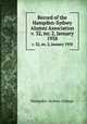 Record of the Hampden-Sydney Alumni Association. v. 32, no. 2, January 1958, Hampden-Sydney College 