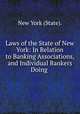 Laws of the State of New York: In Relation to Banking Associations, and Individual Bankers Doing ., New York (State). 