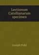 Lectionum Catullianarum specimen, Joseph Pohl 