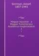 Magyar tajszotar : a Magyar Tudomanyos Akademia megbizasabol, Jozsef Szinnyei 