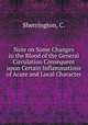 Note on Some Changes in the Blood of the General Circulation Consequent upon Certain Inflammations of Acute and Local Character, Sherrington, C. 
