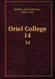 Oriel College. 14, Rannie, David Watson, 1857-1923 