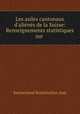 Les asiles cantonaux d`alins de la Suisse: Renseignements statistiques sur ., Switzerland Statistisches Amt 