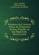 Sermoens do P. Antonio Vieira, da Companhia de Iesu, Prgador de Sua Magestade. Terceira parte, 