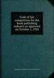 Code of fair competition for the book publishing industry as approved on October 1, 1934, United States.: National Recovery Administration 