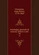 Antologia; giornale di scienze, lettere e arti. 10, Vieusseux, Gian Pietro, 1779-1863 