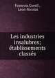 Les industries insalubres; tablissements classs, 