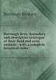 Burrough Bros.` formulary and descriptive catalogue of their fluid and solid extracts : with a complete botanical index, Burrough Brothers 