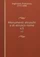 Monumenti etruschi o di etrusco nome. v.3, Inghirami, Francesco, 1772-1846 