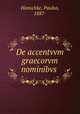 De accentvvm graecorvm nominibvs, Hanschke, Paulus, 1887- 