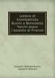 Lettere di Giambattista Busini a Benedetto Varchi sopra l`assedio di Firenze, Giovanni Battista Busini, Gaetano Milanesi 