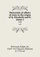 Memorials of affairs of state in the reigns of Q. Elizabeth and K. James I.. v.3, Winwood, Ralph, Sir, 1563?-1617,Sawyer, Edmund, d. 1759, ed 