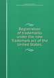 Registration of trademarks under the new Trademark act of the United States;, Greeley, Arthur Philip, 1862-,YA Pamphlet Collection (Library of Congress) DLC 