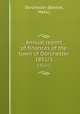 Annual report of finances of the town of Dorchester. 1851/2, Dorchester (Boston, Mass.) 
