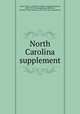 North Carolina supplement, Cobb, Collier, b. 1862,Tarr, Ralph S. (Ralph Stockman), 1864-1912. New geographies,McMurry, Frank M. (Frank Morton), 1862-1936. New geographies 