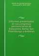 Informes presentados en los congresos penitenciarios de Estocolmo, Roma, San Petersburgo y Amberes, 