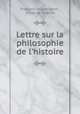Lettre sur la philosophie de l`histoire, 