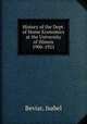 History of the Dept. of Home Economics at the University of Illinois 1900-1921, Beviar, Isabel 