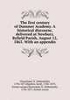 The first century of Dummer Academy. A historical discourse, delivered at Newbury, Byfield Parish, August 12, 1863. With an appendix, Cleaveland, N. (Nehemiah), 1796-1877,Bigelow, Jacob, 1786-1879, former owner,Cleaveland, N. (Nehemiah), 1796-1877, former owner 