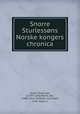 Snorre Sturlessns Norske kongers chronica, 