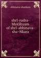 shrI-rudra-bhAShyam of shrI-abhinava-sha~Nkara, abhinava-shankara 