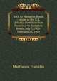 Back to Hampton Roads : cruise of the U.S. Atlantic fleet from San Francisco to Hampton Roads, July 7, 1908-February 22, 1909, Matthews, Franklin 