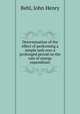 Determination of the effect of performing a simple task over a prolonged period on the rate of energy expenditure., Behl, John Henry 