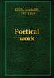 Poetical work, Ghlib, Asadullh, 1797-1869 