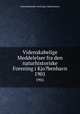 Videnskabelige Meddelelser fra den naturhistoriske Forening i Kjo?benhavn.. 1901, 