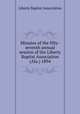 Minutes of the fifty-seventh annual session of the Liberty Baptist Association (Ala.) 1894, Liberty Baptist Association 