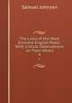 The Lives of the Most Eminent English Poets: With Critical Observations on Their Works. 4, Samuel Johnson 