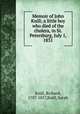 Memoir of John Knill; a little boy who died of the cholera, in St. Petersburg, July 1, 1831, Knill, Richard, 1787-1857,Knill, Sarah 
