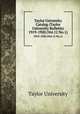 Taylor University Catalog (Taylor University Bulletin). 1919-1920 (Vol.12 No.1), Taylor University 