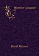 Macmillan`s magazine. 81, Masson David 