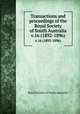 Transactions and proceedings of the Royal Society of South Australia.. v.16 (1892-1896), Royal Society of South Australia 