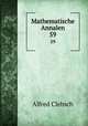 Mathematische Annalen. 59, Alfred Clebsch 