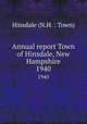 Annual report Town of Hinsdale, New Hampshire. 1940, Hinsdale (N.H. : Town) 