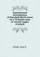 Experimental investigation of detached shock waves on a 70 degree cone at various angles of attack., Frick, Leo F. 