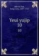 Yeui yujip. 10, 880-01 Pak, Song-won, 1697-1757 