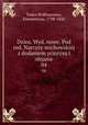 Dziea. Wyd. nowe. Pod red. Narcyzy michowskij z dodaniem yciorysu i objanie. 04, Taska-Hoffmanowa, Klementyna, 1798-1845 